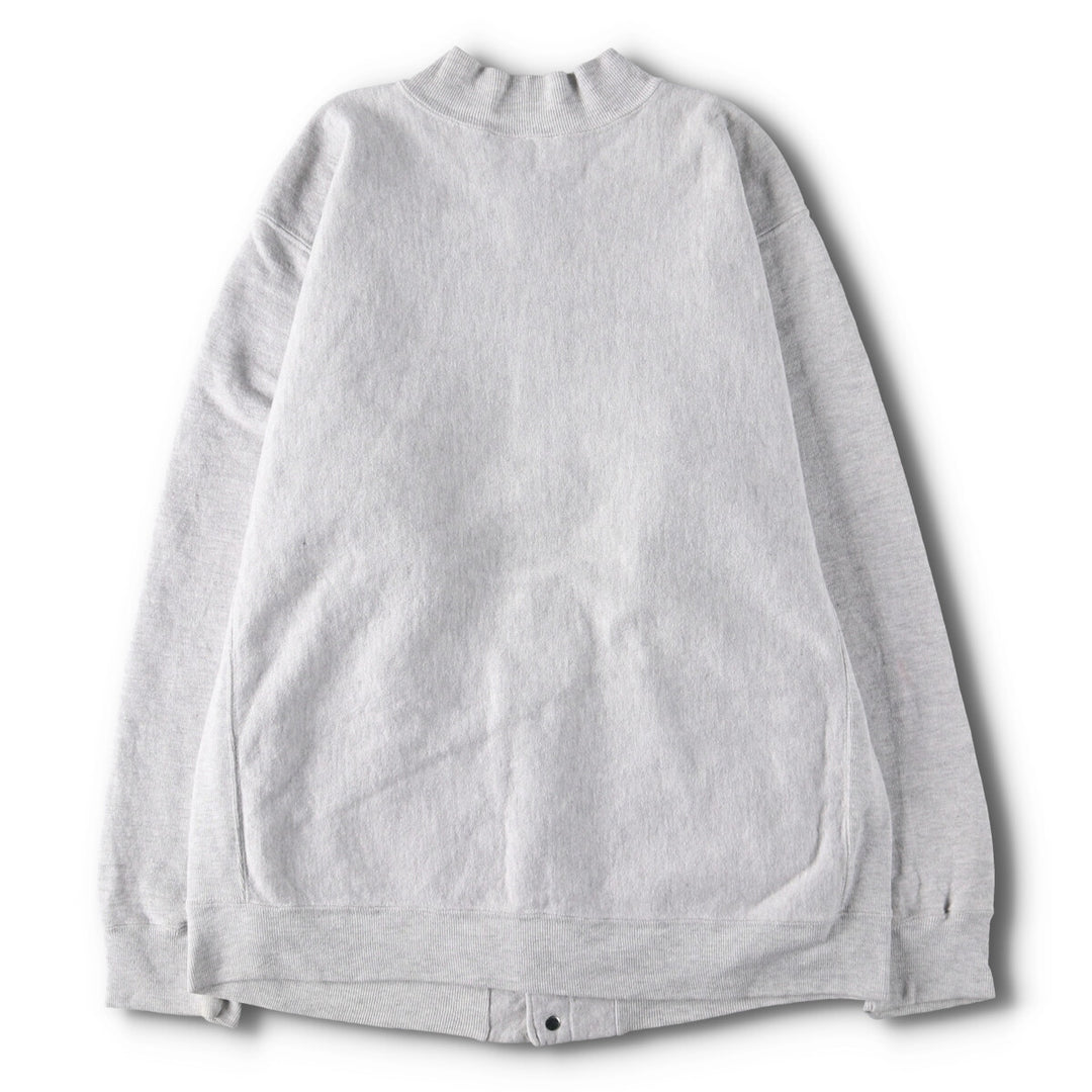 90'S Champion Reverse Weave Embroidered Tag Sweatshirt Snap Cardigan Made in USA Men's L Size Vintage /eva000603