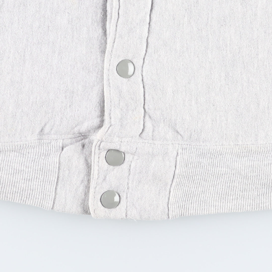 90'S Champion Reverse Weave Embroidered Tag Sweatshirt Snap Cardigan Made in USA Men's L Size Vintage /eva000603