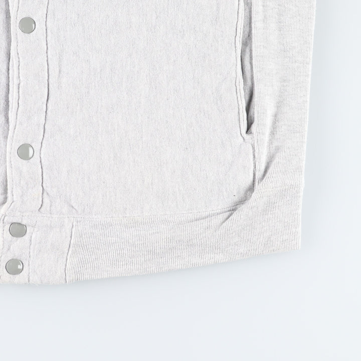 90'S Champion Reverse Weave Embroidered Tag Sweatshirt Snap Cardigan Made in USA Men's L Size Vintage /eva000603