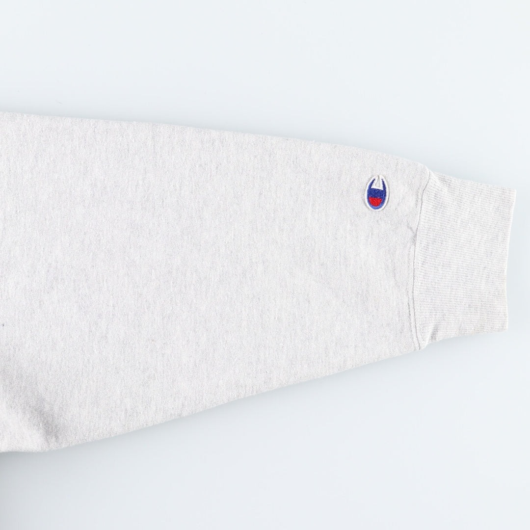 90'S Champion Reverse Weave Embroidered Tag Sweatshirt Snap Cardigan Made in USA Men's L Size Vintage /eva000603