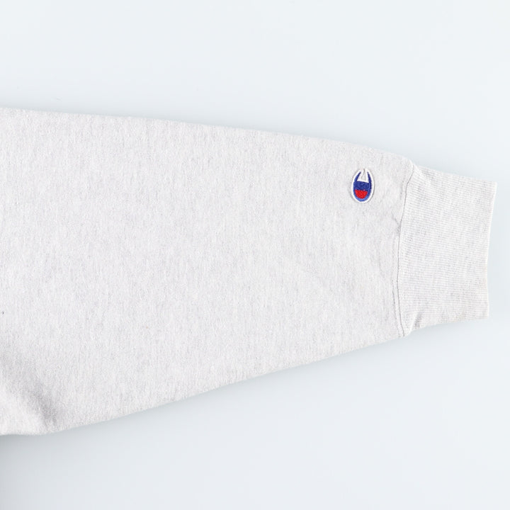 90'S Champion Reverse Weave Embroidered Tag Sweatshirt Snap Cardigan Made in USA Men's L Size Vintage /eva000603