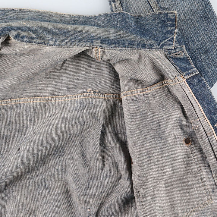 Rare 1940'S Levi's S506XX First 1st Pre-war Model Denim Jacket G-Jean Men's S Vintage /eva000630