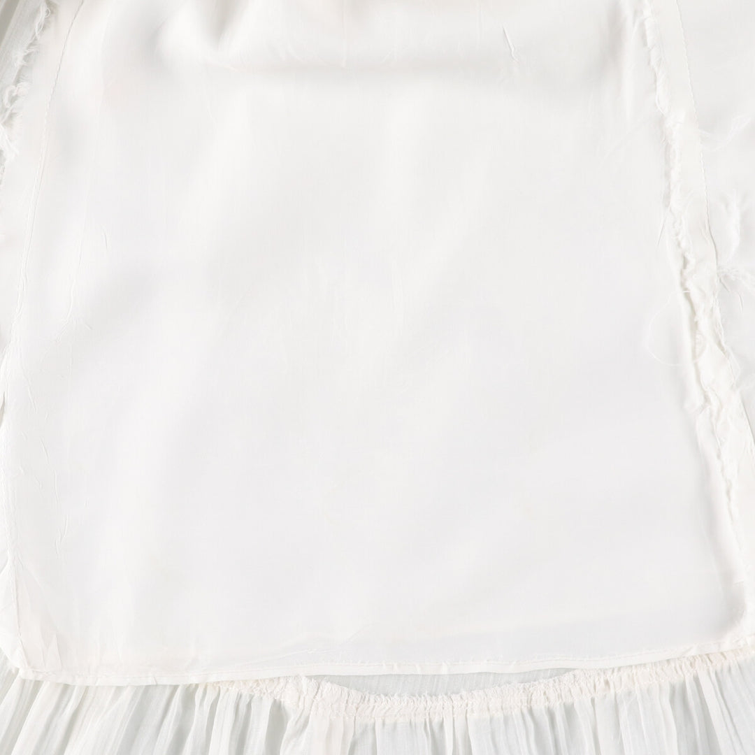 70'S Gunne Sax Jessica floral lace-up long sleeve flared dress for women, size M, vintage /eva000651