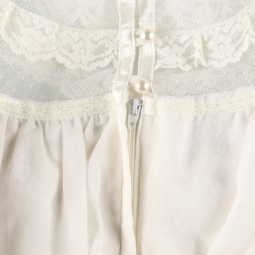 70'S Gunne Sax floral print high neck maxi length flared dress for women, size S, vintage /eva000661