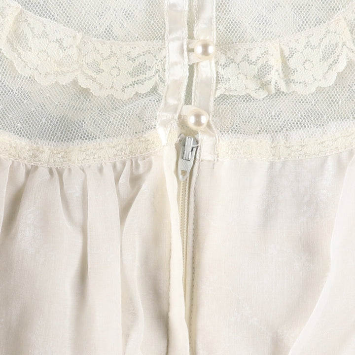 70'S Gunne Sax floral print high neck maxi length flared dress for women, size S, vintage /eva000661