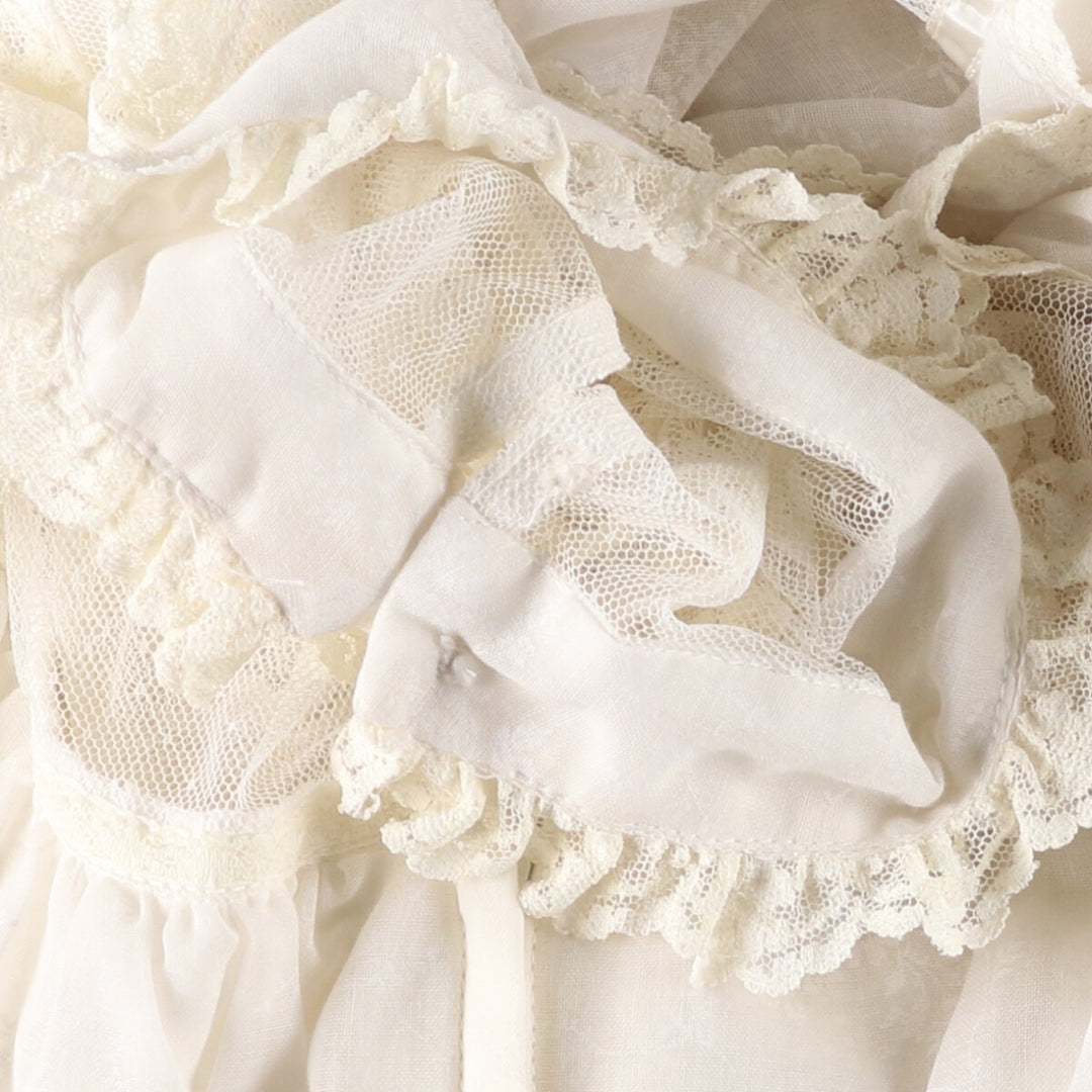 70'S Gunne Sax floral print high neck maxi length flared dress for women, size S, vintage /eva000661