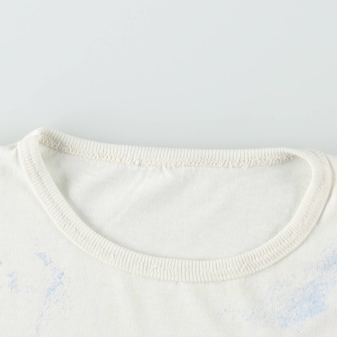 1970'S Levi's Short-Sleeve Printed T-Shirt, Men's Size S (Equivalent), Vintage unclear white type Vintage Second Hand
