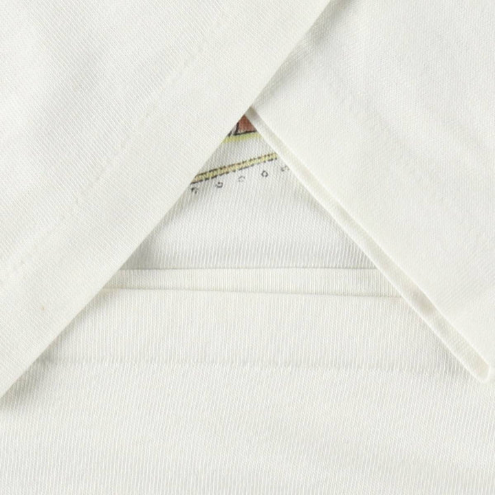 1970'S Levi's Short-Sleeve Printed T-Shirt, Men's Size S (Equivalent), Vintage unclear white type Vintage Second Hand
