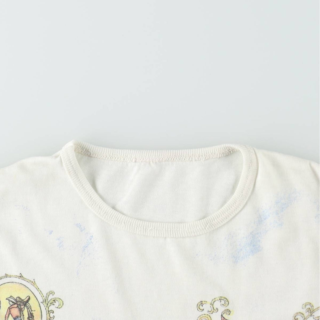 1970'S Levi's Short-Sleeve Printed T-Shirt, Men's Size S (Equivalent), Vintage unclear white type Vintage Second Hand