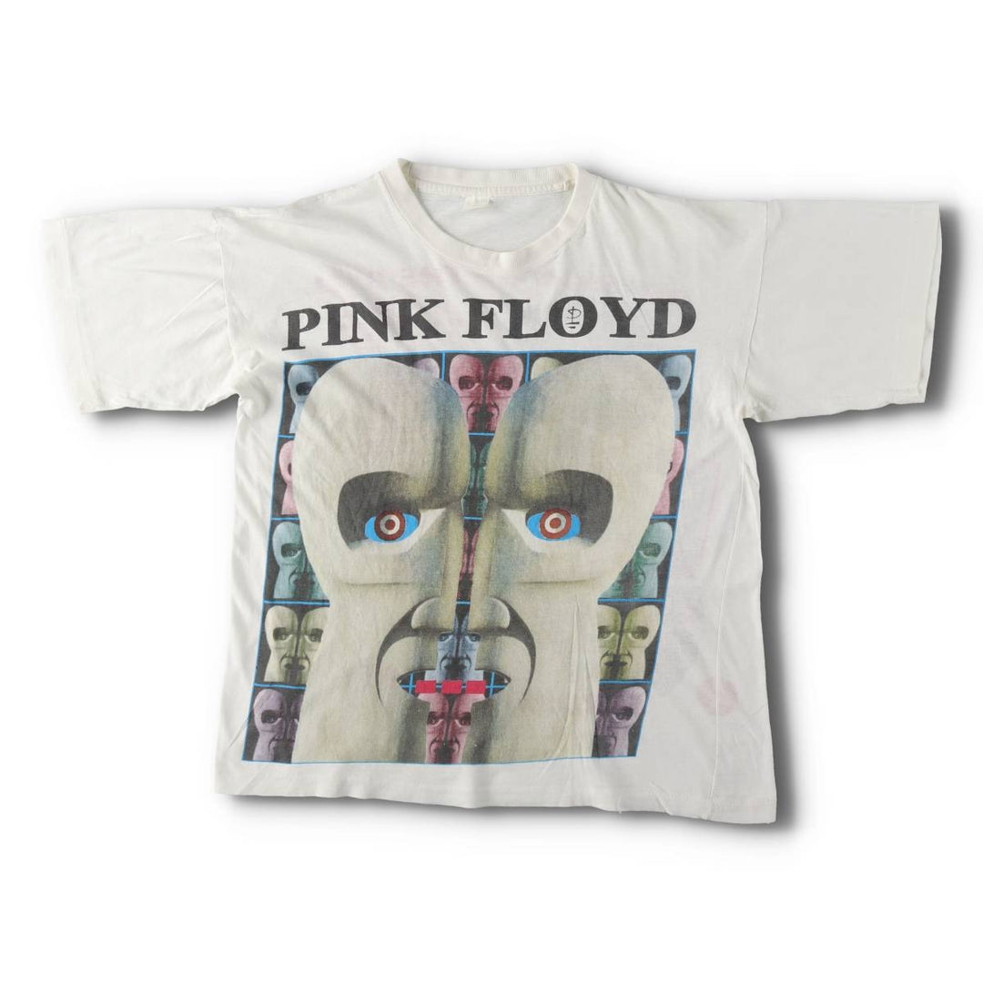 90'S Pink Floyd Large Print Band T-Shirt, Men's Size M (Equivalent), Vintage unclear white type Vintage Second Hand