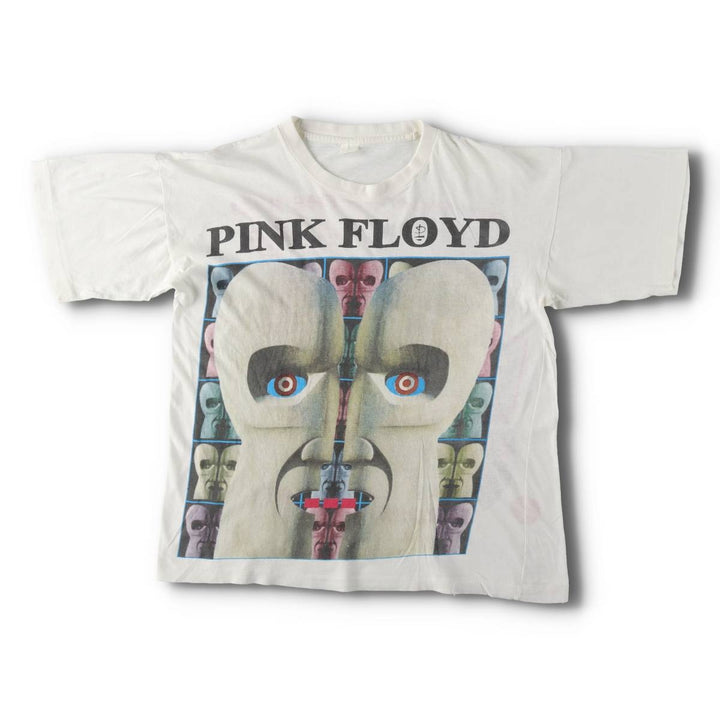 90'S Pink Floyd Large Print Band T-Shirt, Men's Size M (Equivalent), Vintage unclear white type Vintage Second Hand