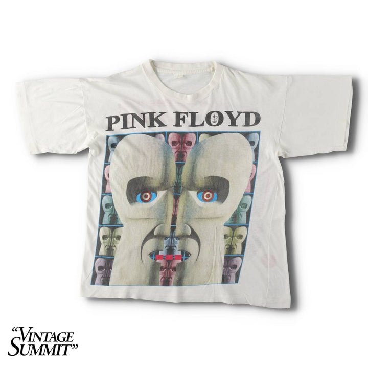 90'S Pink Floyd Large Print Band T-Shirt, Men's Size M (Equivalent), Vintage unclear white type Vintage Second Hand