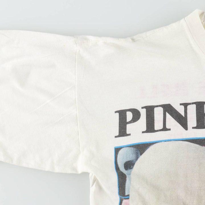 90'S Pink Floyd Large Print Band T-Shirt, Men's Size M (Equivalent), Vintage unclear white type Vintage Second Hand