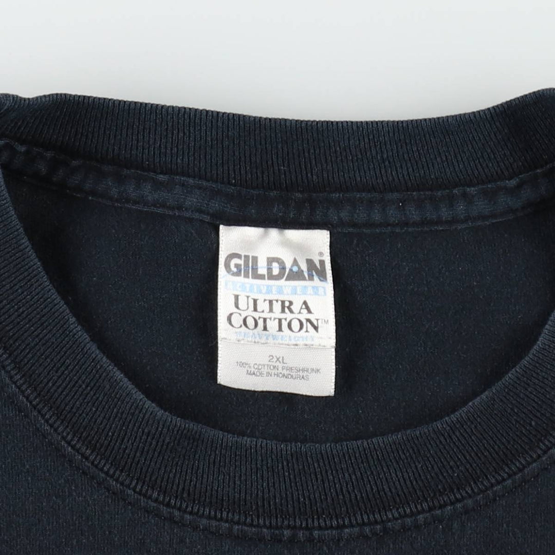 2000'S Gildan Slipknot Long-Sleeve Band T-Shirt (Men's XXL equivalent) cotton black type Vintage Second Hand