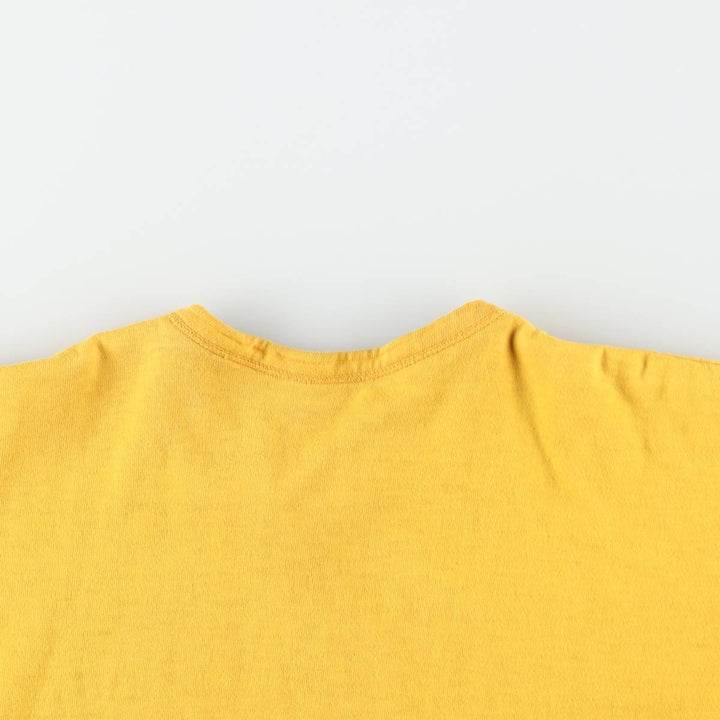 1960'S Champion Runner's Tag Reversible Double-Faced College T-Shirt, Made in USA, Men's Size M (approx.) cotton bordeaux Vintage Second Hand