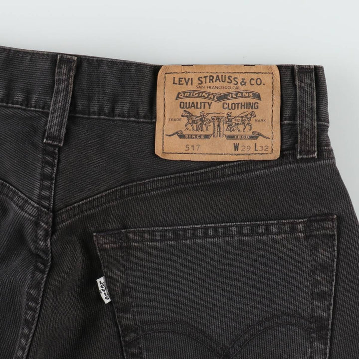 90'S Levi's 517-5059 pique pants, vintage. cotton black type Vintage Second Hand