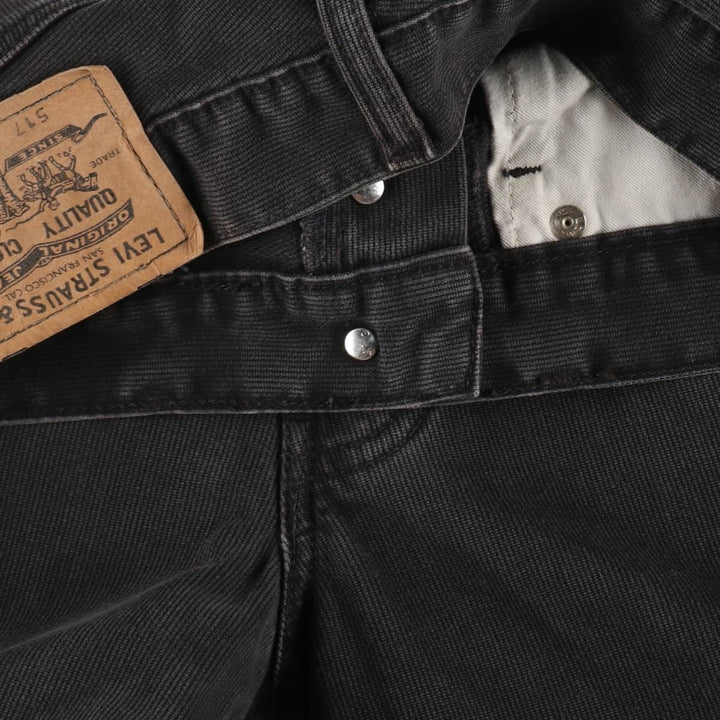 90'S Levi's 517-5059 pique pants, vintage. cotton black type Vintage Second Hand