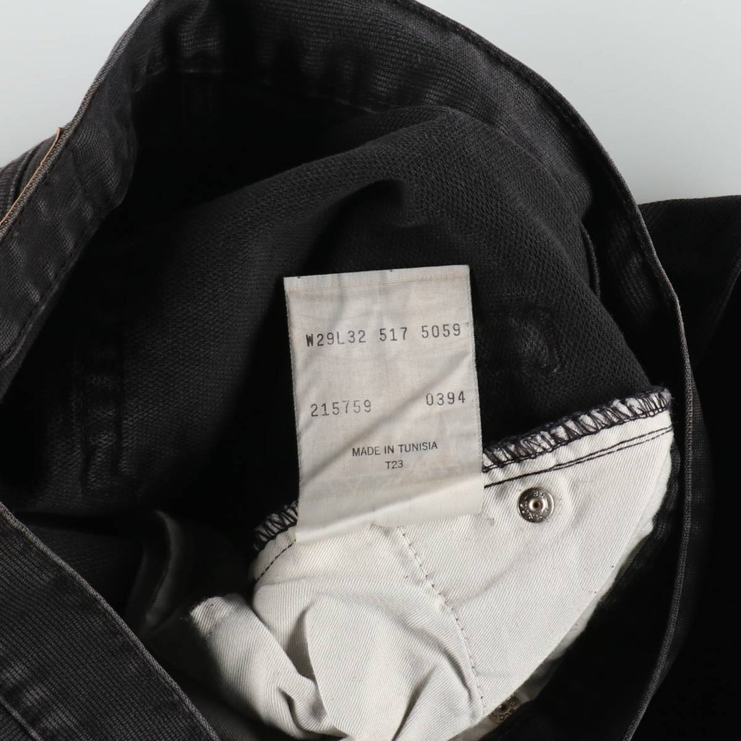 90'S Levi's 517-5059 pique pants, vintage. cotton black type Vintage Second Hand