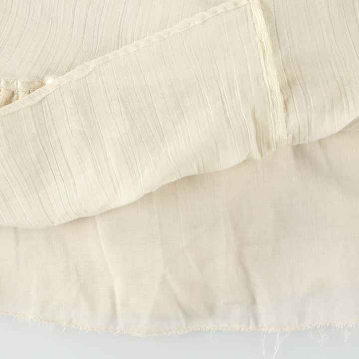 1970'S Gunne Sax Jessica maxi sleeveless flared dress, made in USA, women's size S equivalent, vintage. polyester pale white type Vintage Second Hand