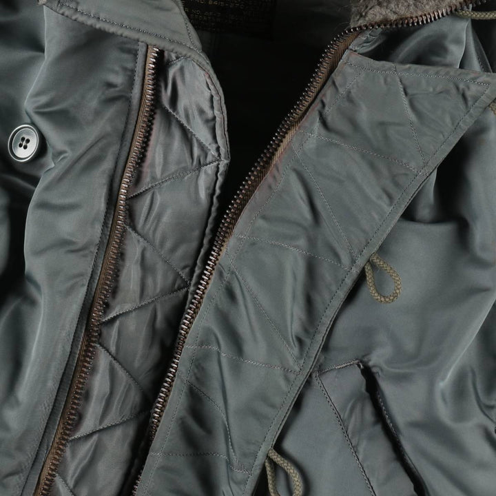 1950'S N-2B MIL-J-6278B Padded Military Flight Jacket, Medium (Men's M equivalent), Vintage unclear Khaki type Vintage Second Hand