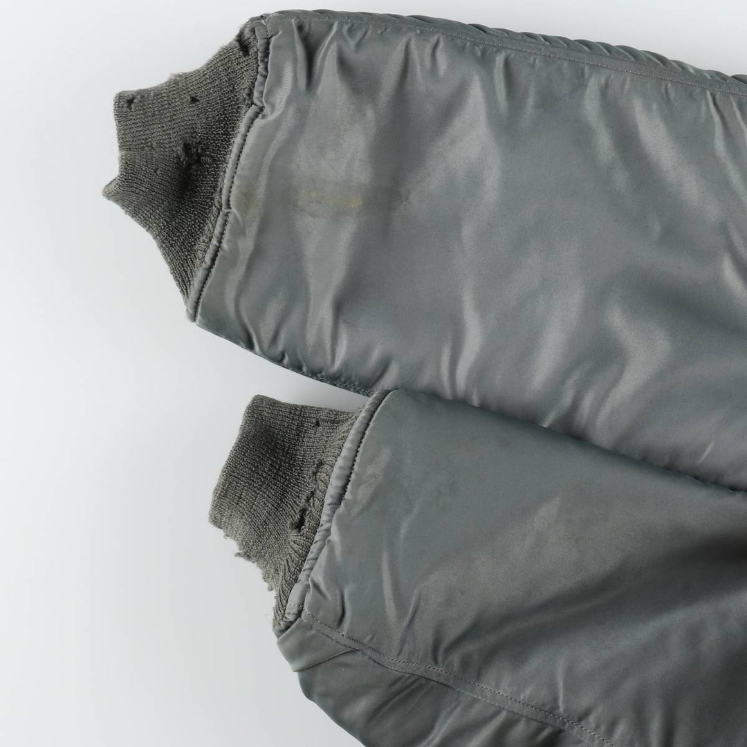 1950'S N-2B MIL-J-6278B Padded Military Flight Jacket, Medium (Men's M equivalent), Vintage unclear Khaki type Vintage Second Hand
