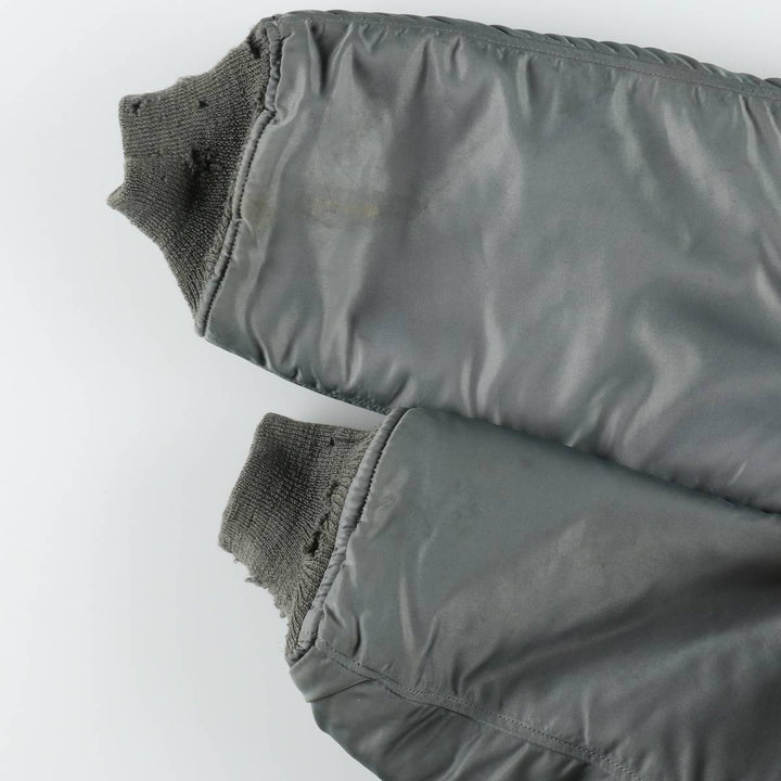 1950'S N-2B MIL-J-6278B Padded Military Flight Jacket, Medium (Men's M equivalent), Vintage unclear Khaki type Vintage Second Hand