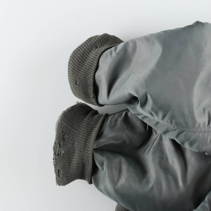 1950'S N-2B MIL-J-6278B Padded Military Flight Jacket, Medium (Men's M equivalent), Vintage unclear Khaki type Vintage Second Hand