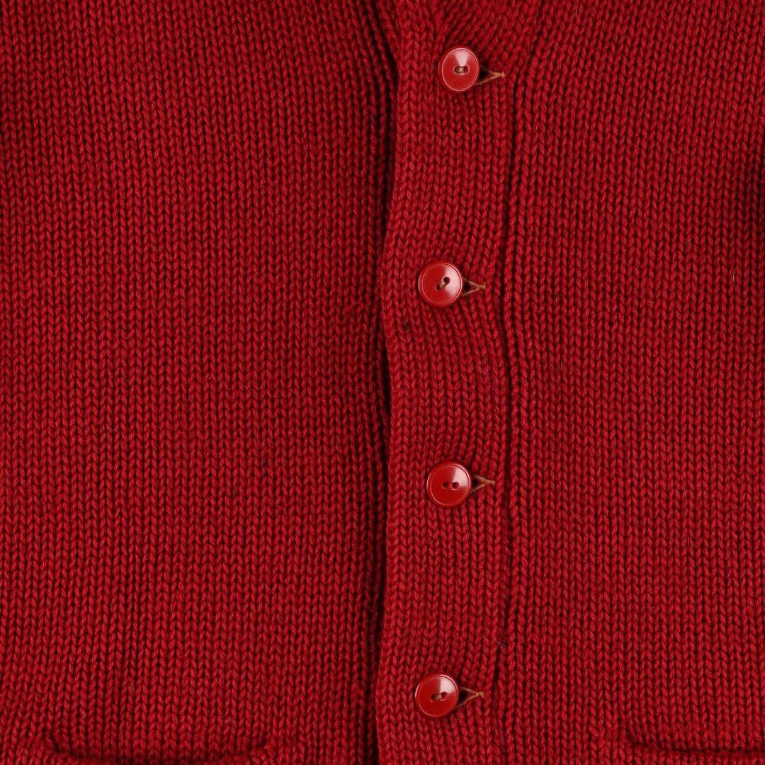 1930s~ Jenkins Knit Goods Company Shawl Collar Wool Knit Cardigan Men's M Vintage /eva000880