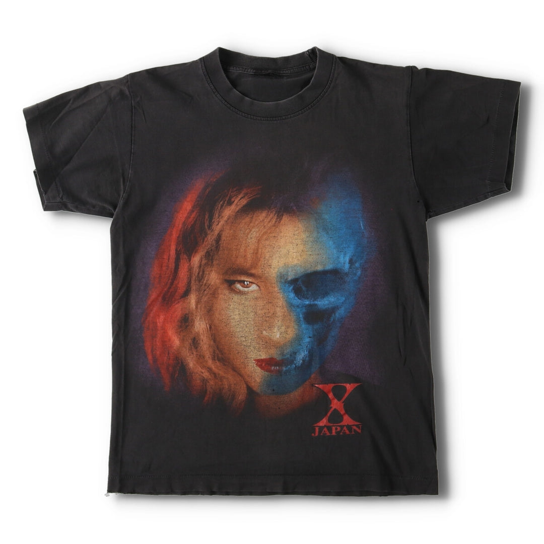 90'S X JAPAN YOSHIKI Band T-shirt Band Tee Men's S Vintage /eva000961