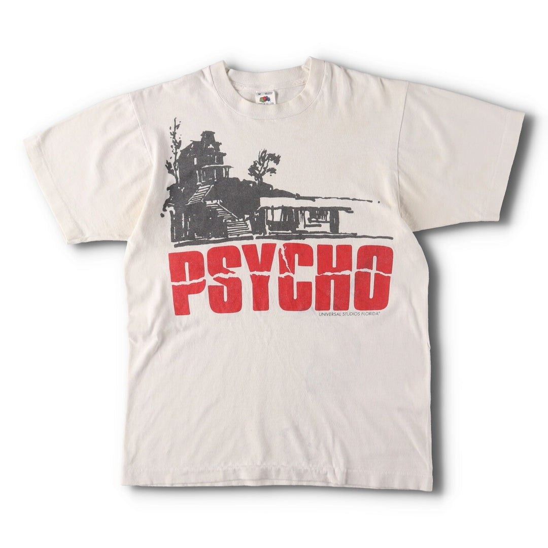 90'S Fruit of the Loom Psycho Movie T-Shirt Made in USA Men's Medium Vintage /eva000963