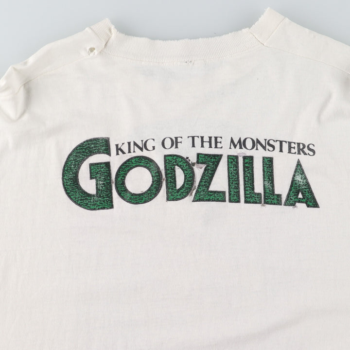 Atmospheric 90'S Fruit of the Loom Earth Attack Order Godzilla vs. Gigan Movie T-Shirt Made in USA Men's XL Vintage /eva000987