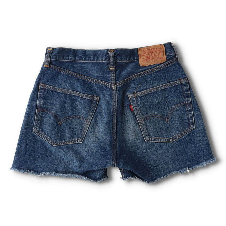 60'S Levi's 501 Big E Cut-off Denim Shorts Shorts Made in USA Women's XL (w31) Vintage /eva001055