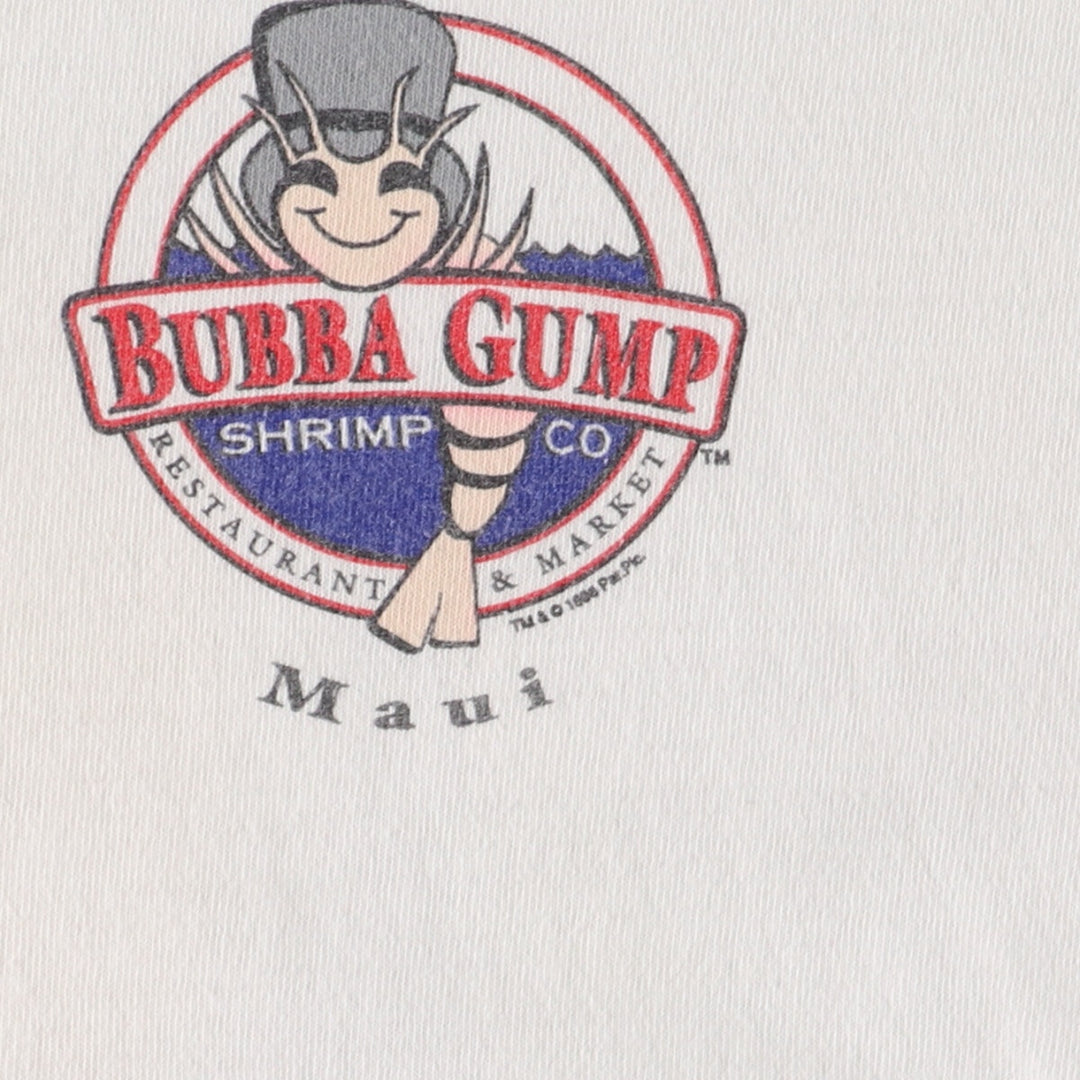 90'S BUBBA GUMP Smile Advertising T-shirt Men's XL Vintage /eva003002