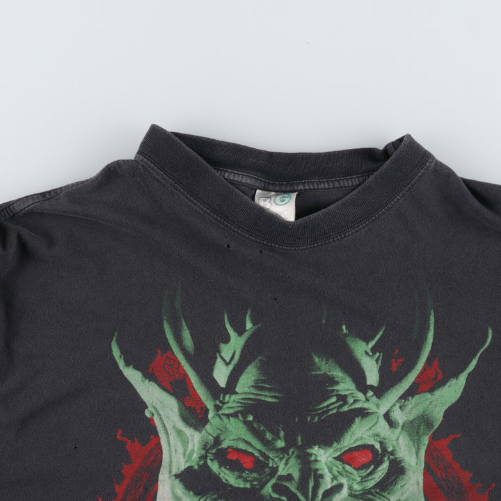 80's BG SLAYER ROOT OF ALL EVIL Band T-shirt, Band Tee, Men's XL, Vintage /eva003008