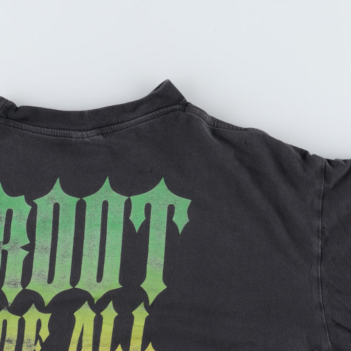 80's BG SLAYER ROOT OF ALL EVIL Band T-shirt, Band Tee, Men's XL, Vintage /eva003008