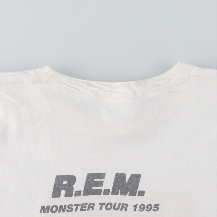 90'S Fajer REM Album MONSTER Band T-Shirt Band Tee Men's L Vintage /eva003010