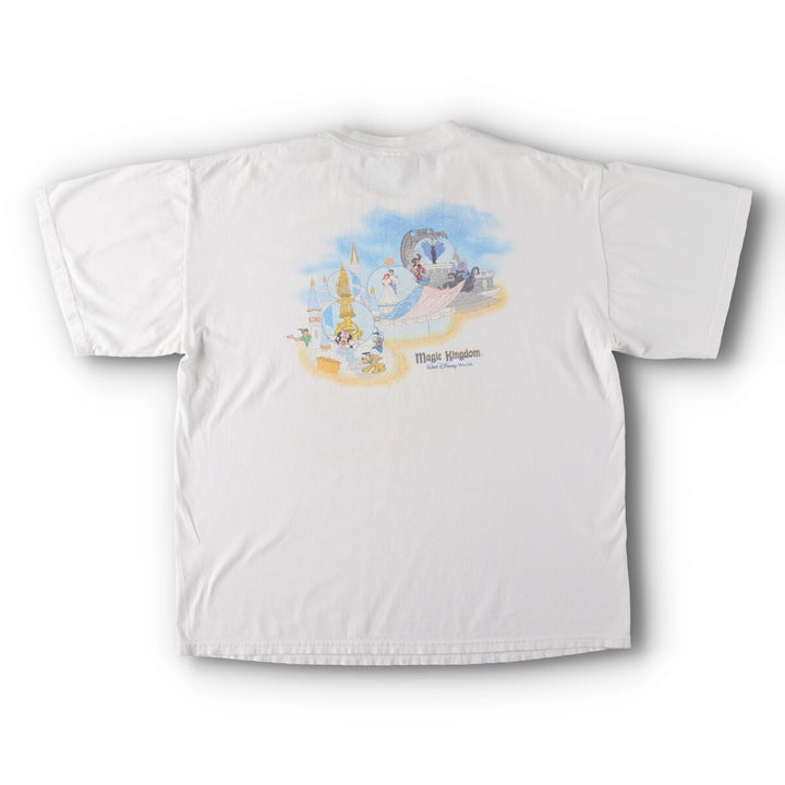 00'S WALT DISNEY WORLD Disney Magic Kingdom character print T-shirt Men's L /eva003023