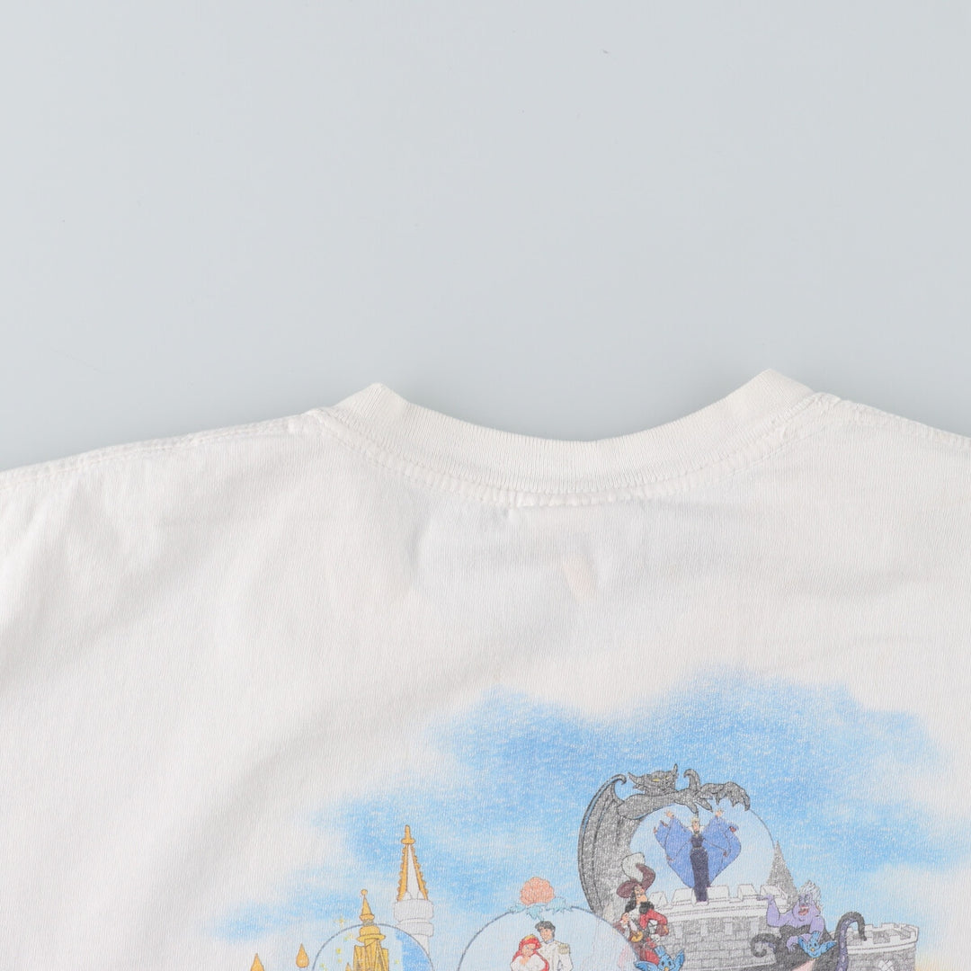 00'S WALT DISNEY WORLD Disney Magic Kingdom character print T-shirt Men's L /eva003023