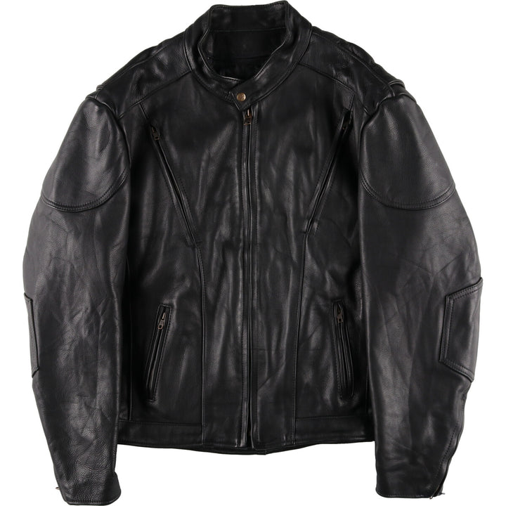 US MADE CO. Single rider jacket with liner, made in USA, equivalent to men's XXL /eva003068