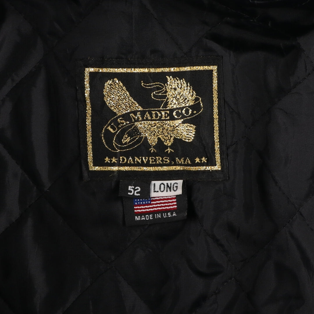 US MADE CO. Single rider jacket with liner, made in USA, equivalent to men's XXL /eva003068