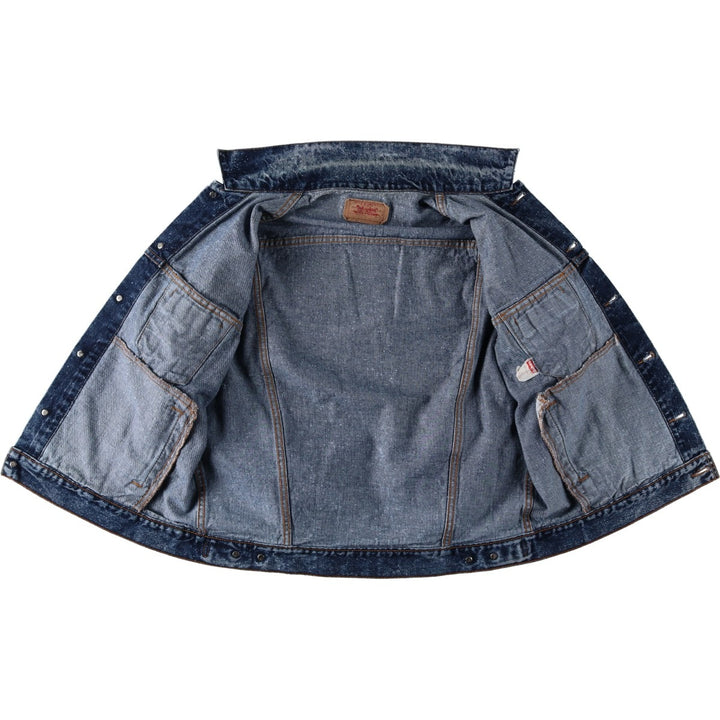 1990'S Levi's 70507 Galactic Wash Denim Jacket, Made in USA, Men's Size L (approx.), Vintage cotton blue type Vintage Second Hand