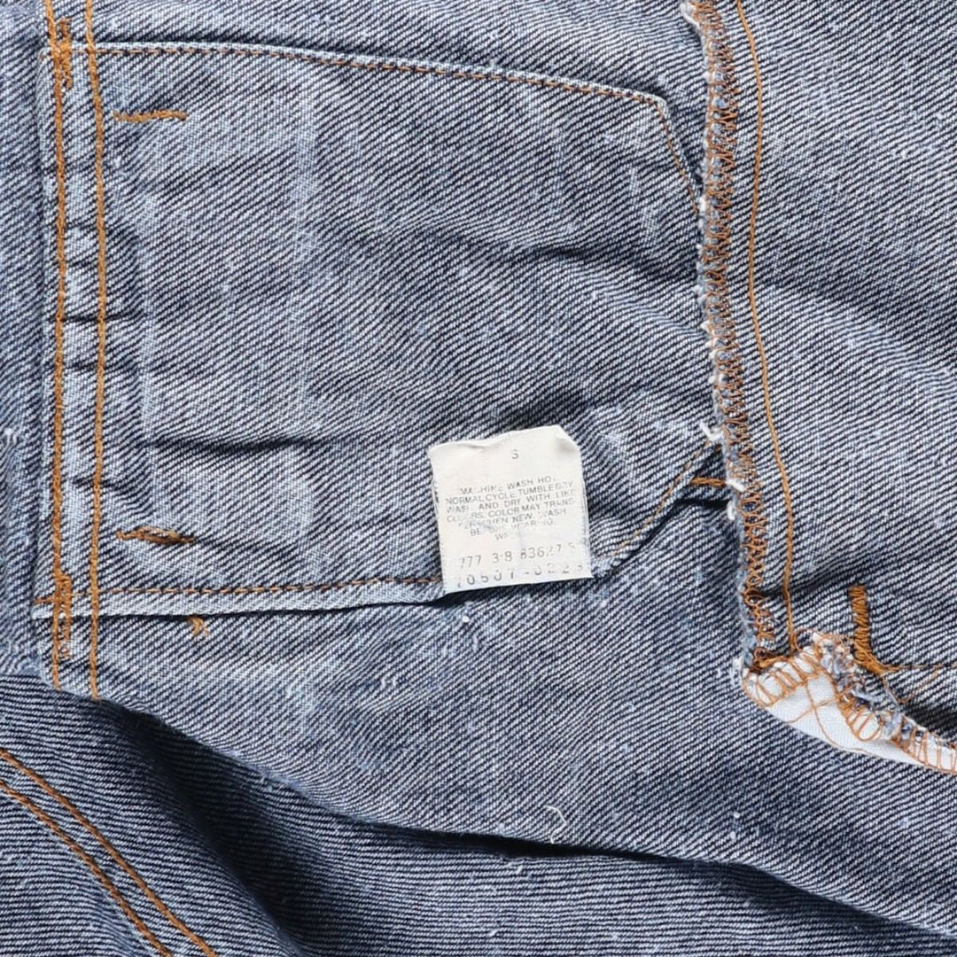 1990'S Levi's 70507 Galactic Wash Denim Jacket, Made in USA, Men's Size L (approx.), Vintage cotton blue type Vintage Second Hand