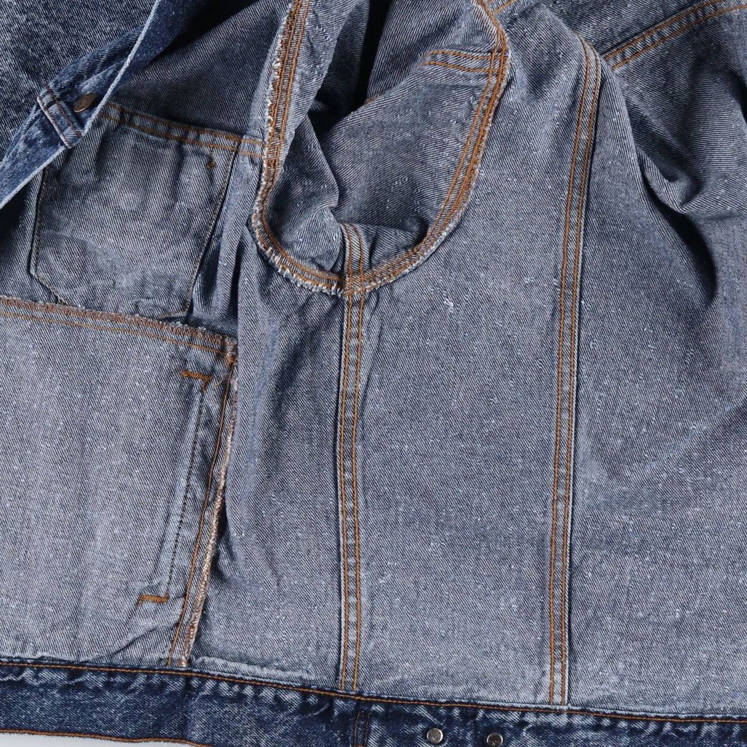 1990'S Levi's 70507 Galactic Wash Denim Jacket, Made in USA, Men's Size L (approx.), Vintage cotton blue type Vintage Second Hand