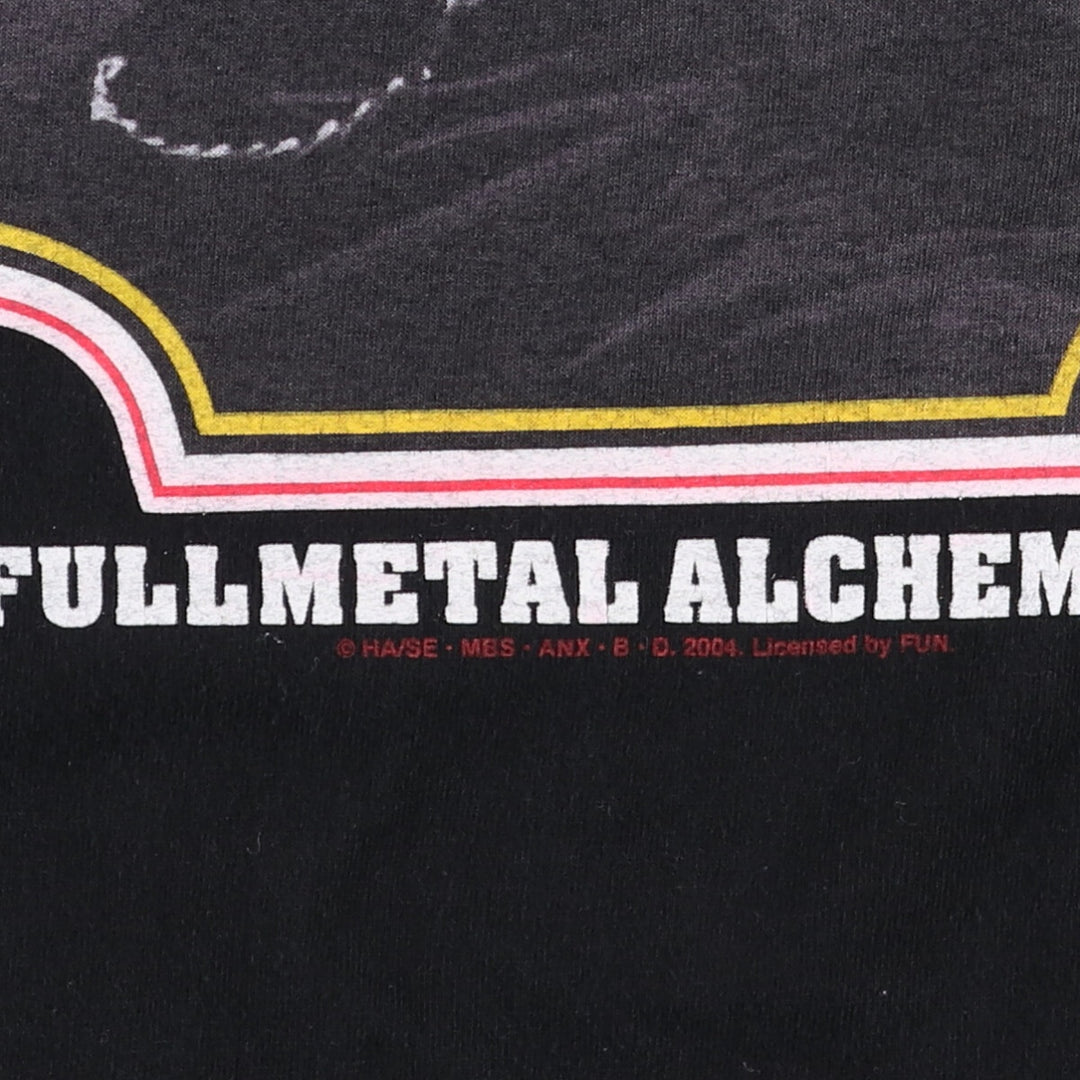 00'S ALSTYLE APPAREL and ACTIVEWEAR Fullmetal Alchemist Character Print Long T-Shirt Long T Men's XL equivalent /eva003203