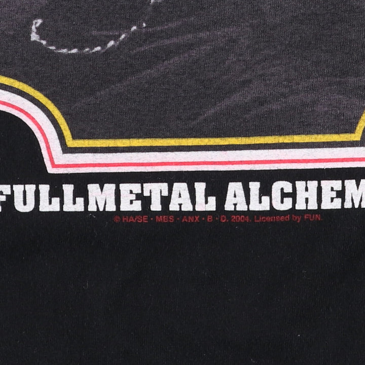 00'S ALSTYLE APPAREL and ACTIVEWEAR Fullmetal Alchemist Character Print Long T-Shirt Long T Men's XL equivalent /eva003203