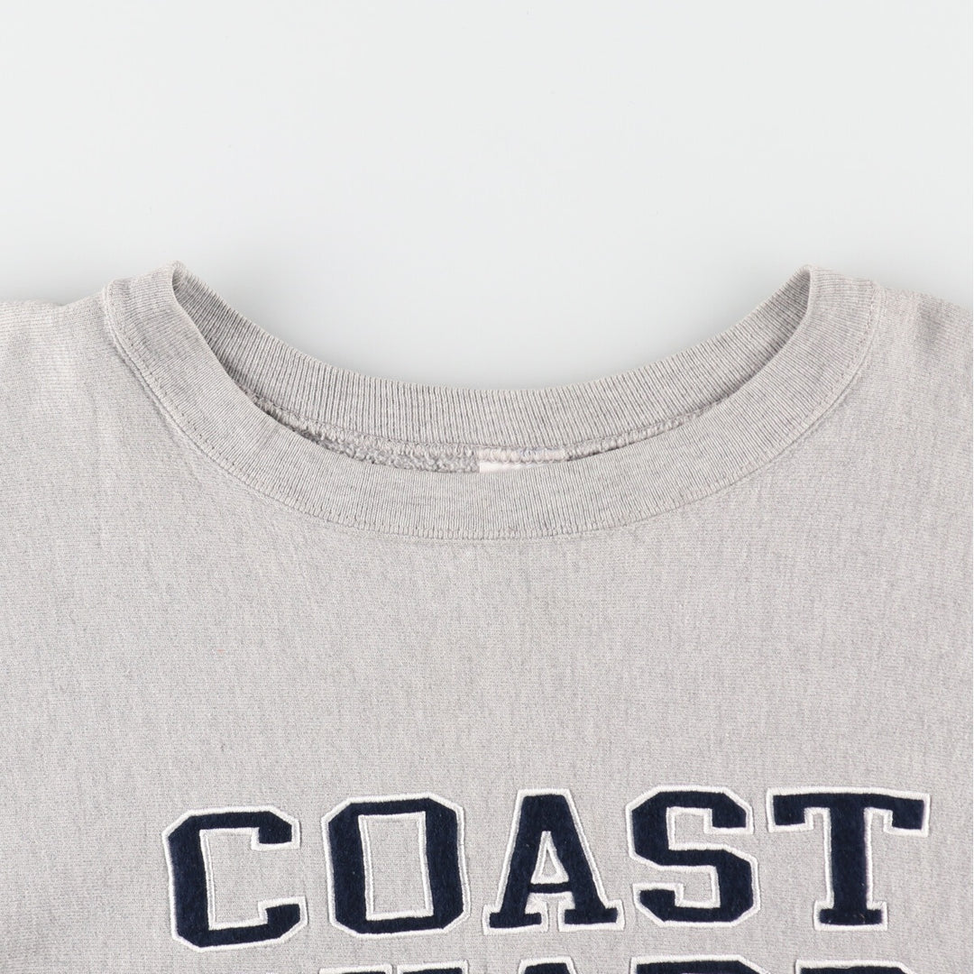 90'S Champion Reverse Weave COAST GUARD Sweatshirt, Men's XL Size Vintage /eva003240