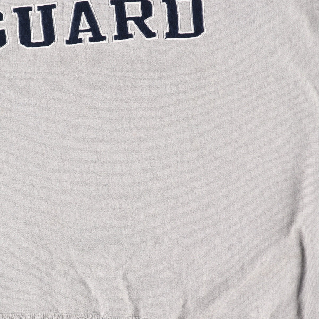 90'S Champion Reverse Weave COAST GUARD Sweatshirt, Men's XL Size Vintage /eva003240