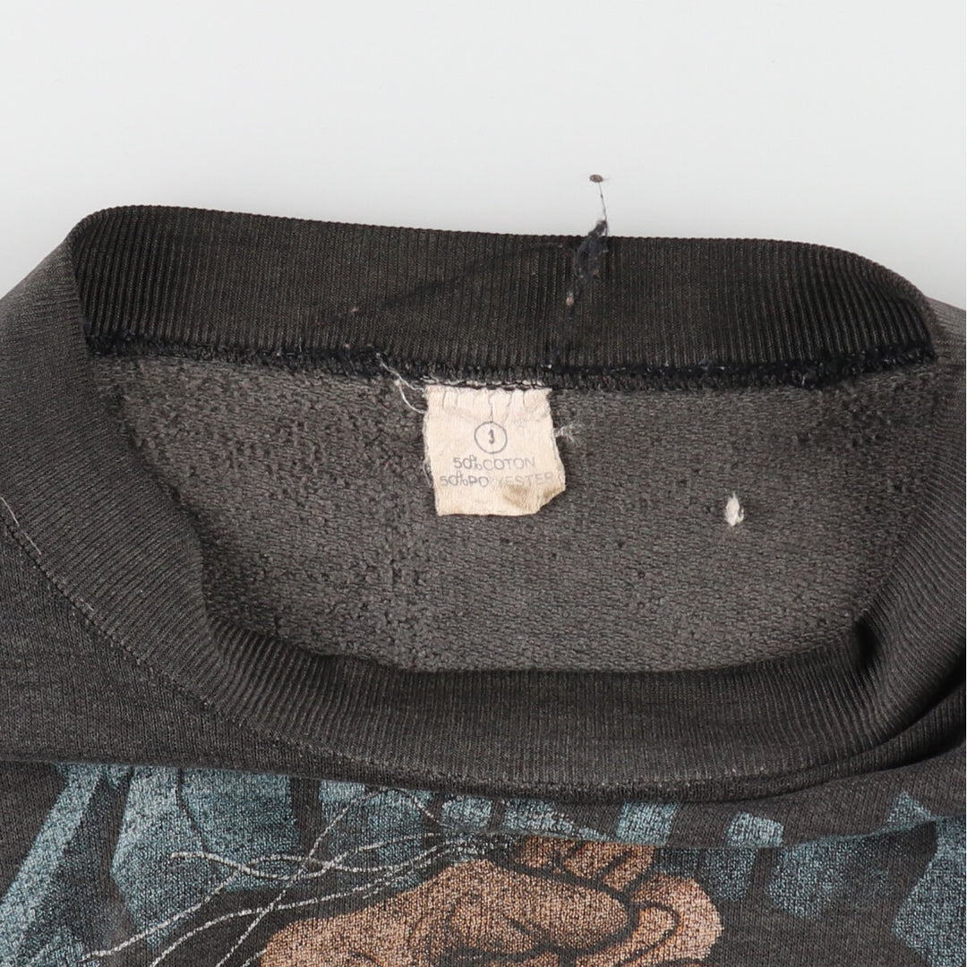 90'S Metallica Album AND JUSTICE FOR ALL Band Sweatshirt Trainer Men's L Size Vintage /eva003245