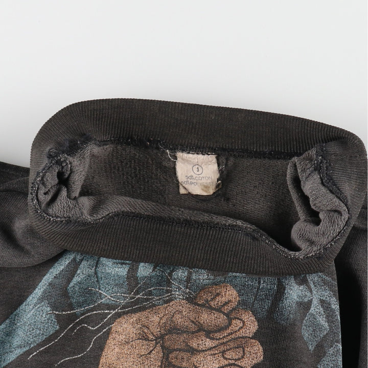 90'S Metallica Album AND JUSTICE FOR ALL Band Sweatshirt Trainer Men's L Size Vintage /eva003245