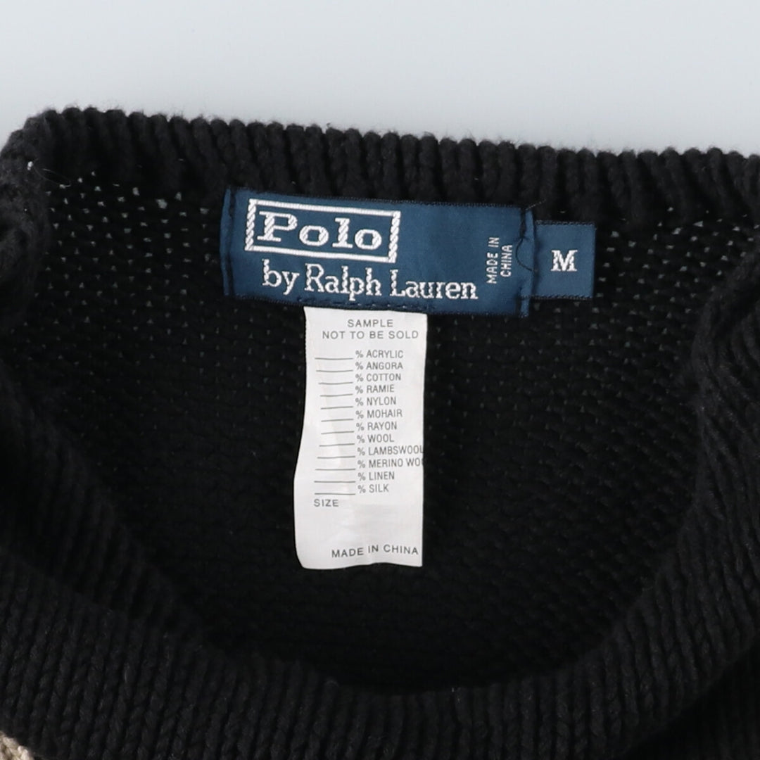 Sample product Ralph Lauren POLO by Ralph Lauren Cotton knit sweater Men's M size /eva003262